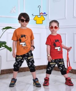 تیشرت شورتک پسرانه ماهان