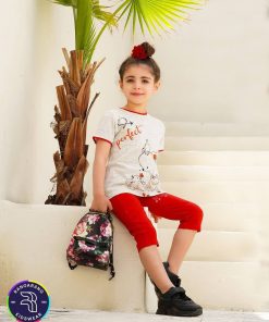 تیشرت شلوارک دخترانه آهو