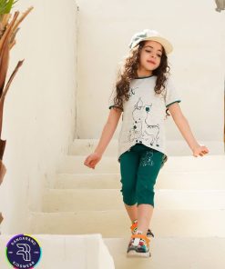 تیشرت شلوارک دخترانه آهو