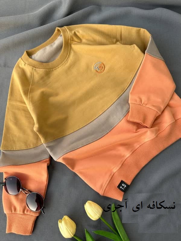 بلوز تک پسرانه پرچمی