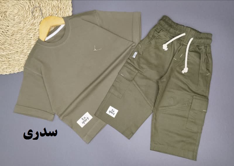 ست تیشرت شلوارک پرستو پسرانه قواره آزاد - Image 5