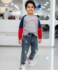 بلوز سلانیک تیکه دوزی پسرانه جدید - Image 3