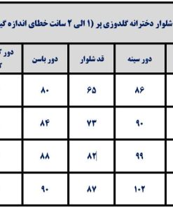 Alternative view of تیشرت شلوار دخترانه سفید | گلدوزی قلب