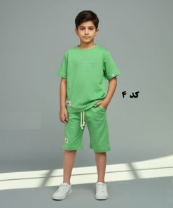 تیشرت شلوارک پسرانه ساده