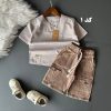 تیشرت شلوارک پسرانه کتان