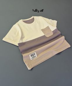 تیشرت جیبدار باکسی پسرانه