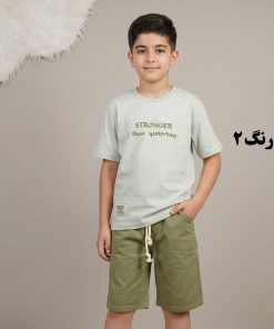 تیشرت شلوارک شیک پسرانه
