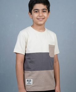 تیشرت جیبدار باکسی پسرانه